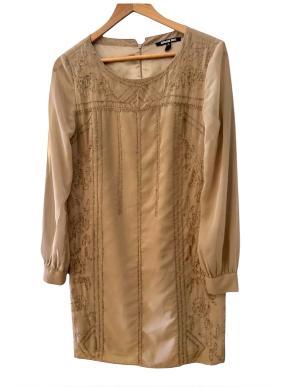 Women's Gianni Bini Beige‎ Shift Dress Size 2